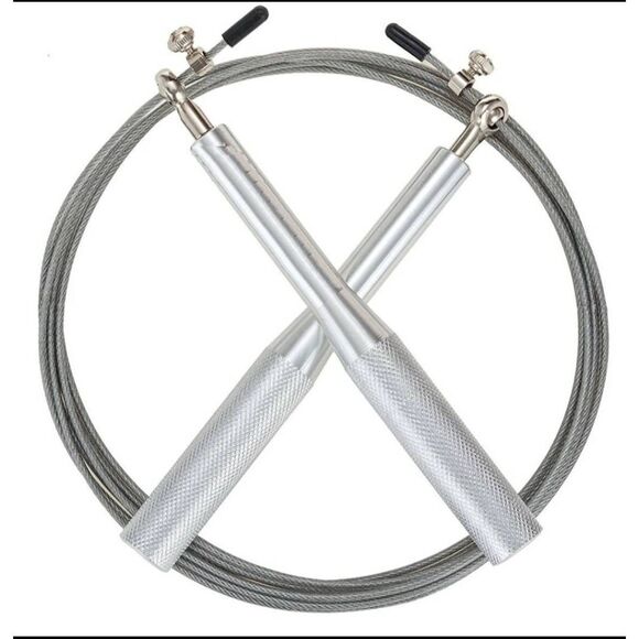 METAL SPEED SKIPPING ROPE FOR BEST WEIGHTED WORKOUT EXERCISES - Picture 1 of 7
